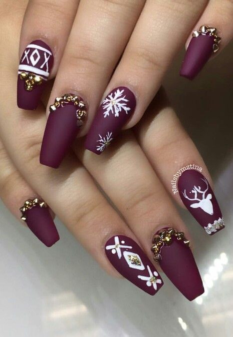 Weihnachts Nageldesign
 Die besten 25 Nageldesign weihnachten Ideen auf Pinterest