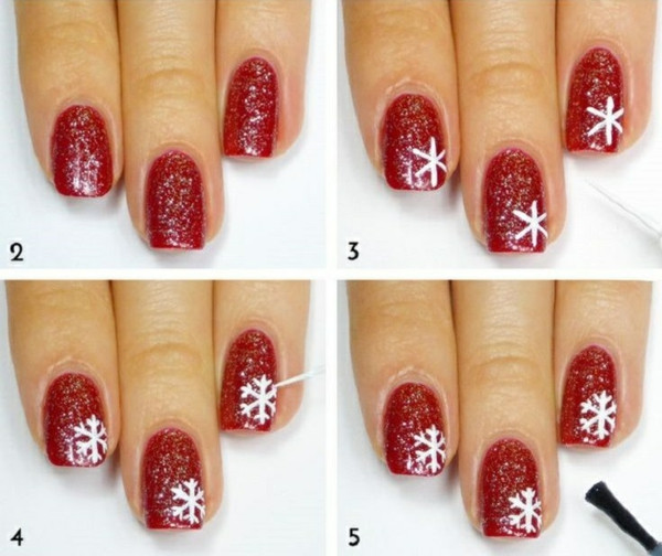 Weihnachts Nageldesign
 Nageldesign Galerie und inspirierende Nail Art Bilder