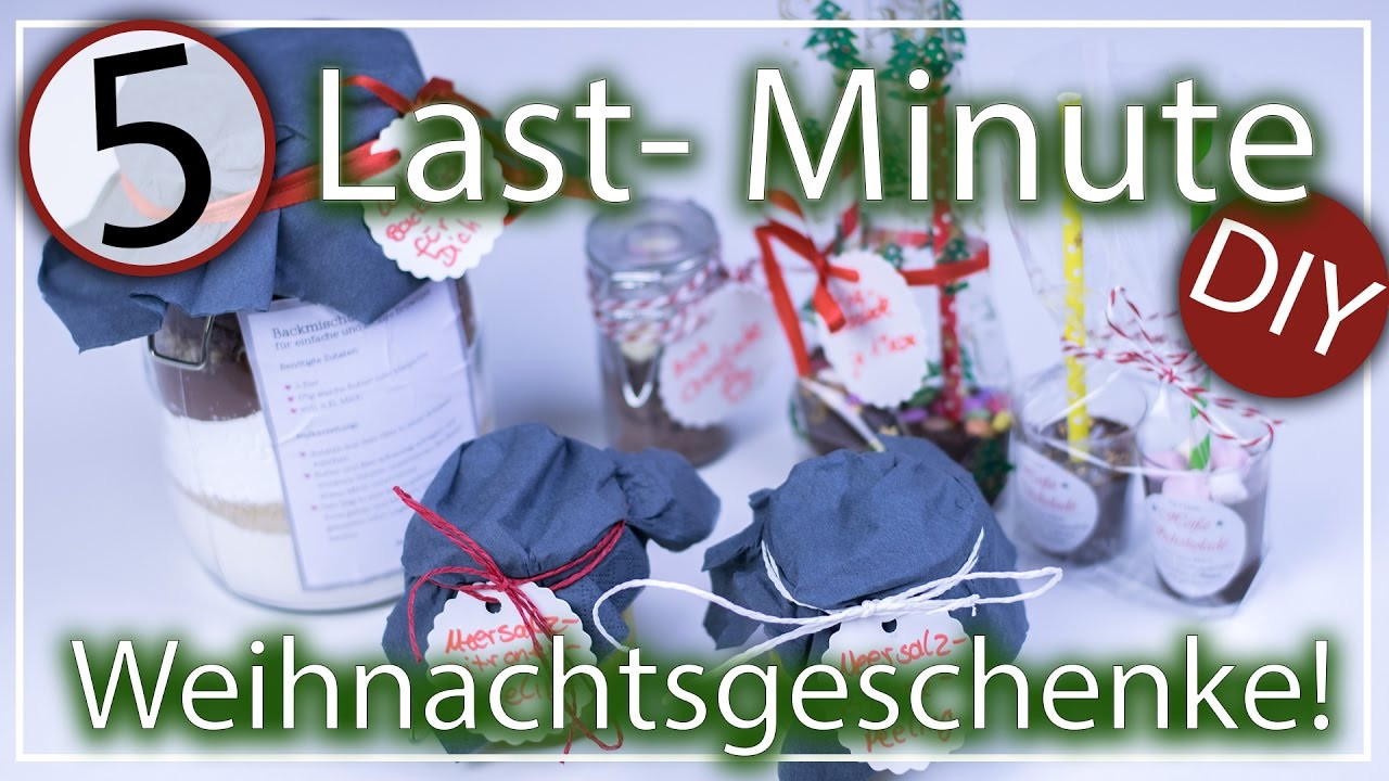 Weihnachtsgeschenkideen Diy
 5 Süße LAST MINUTE DIY Weihnachtsgeschenkideen 🎁