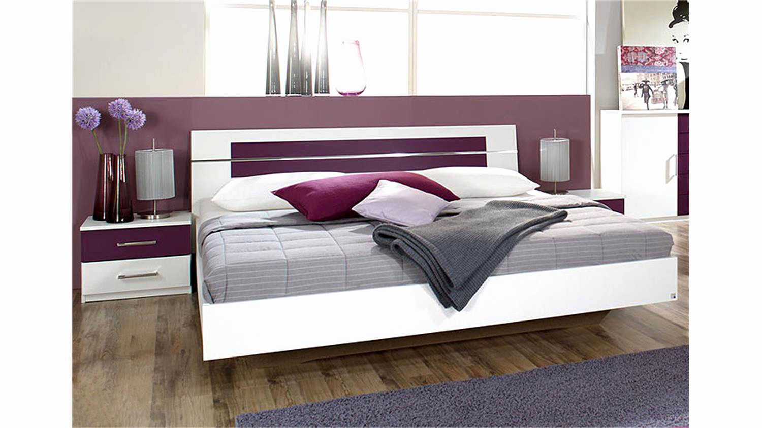 Weißes Bett
 Weisses Bett 140×200 Neu Massivholz Bett Selina Weiß 140 X