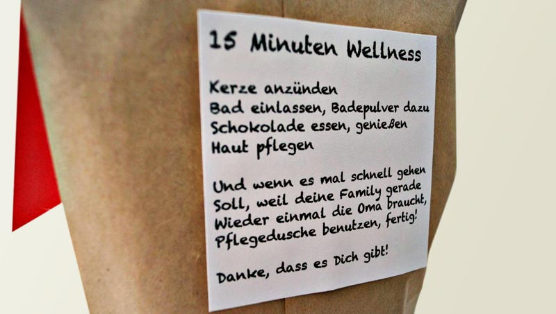 Wellness Geschenke Selber Machen
 Geschenke selber machen Dankeschön Wellnesspaket