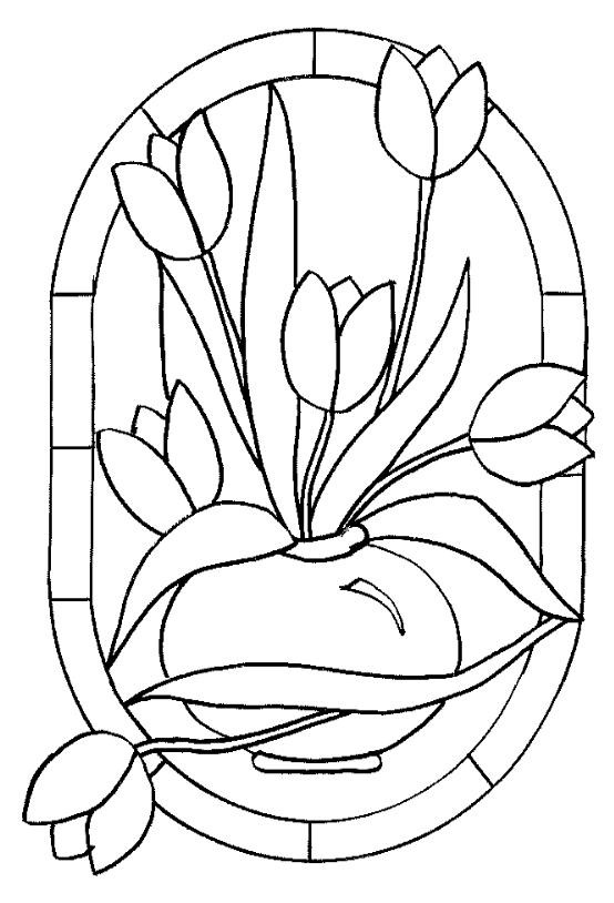 Window Color Malvorlagen
 Ausmalbilder window color blumen kostenlos Malvorlagen