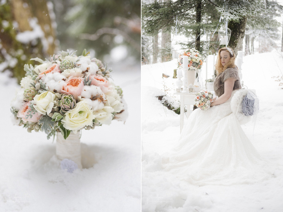 Winter Brautstrauß
 Winter Hochzeit – Winter Wedding Andrea Kuhnis place