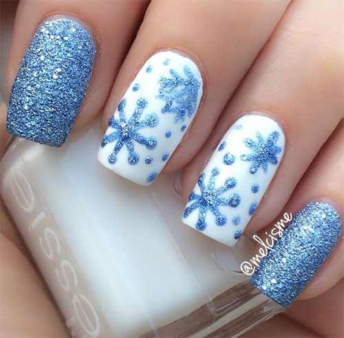 Winter Nageldesigns
 15 Winter Gel Nail Art Designs Ideas & Stickers 2016