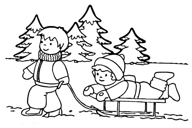 Winterlandschaft Ausmalbilder
 AUSMALBILDER WINTER – Ausmalbilder für kinder