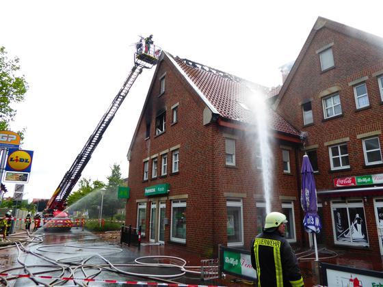 Wohnung Velen
 Dachstuhl brennt Auch Feuerwehr Gescher im Einsatz