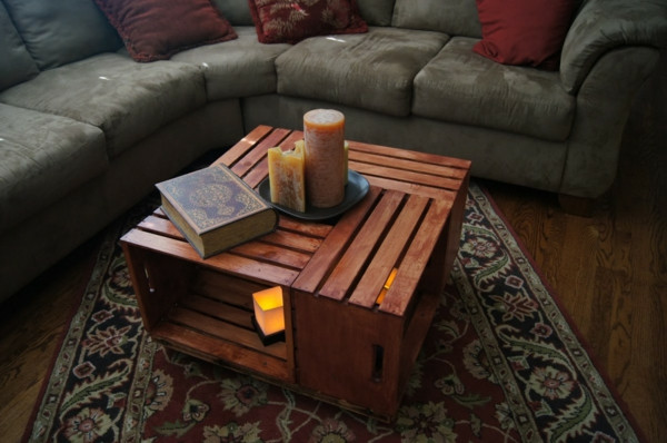 Wohnzimmertisch Diy
 Wohnzimmertisch aus Holz selber bauen tolle DIY Ideen