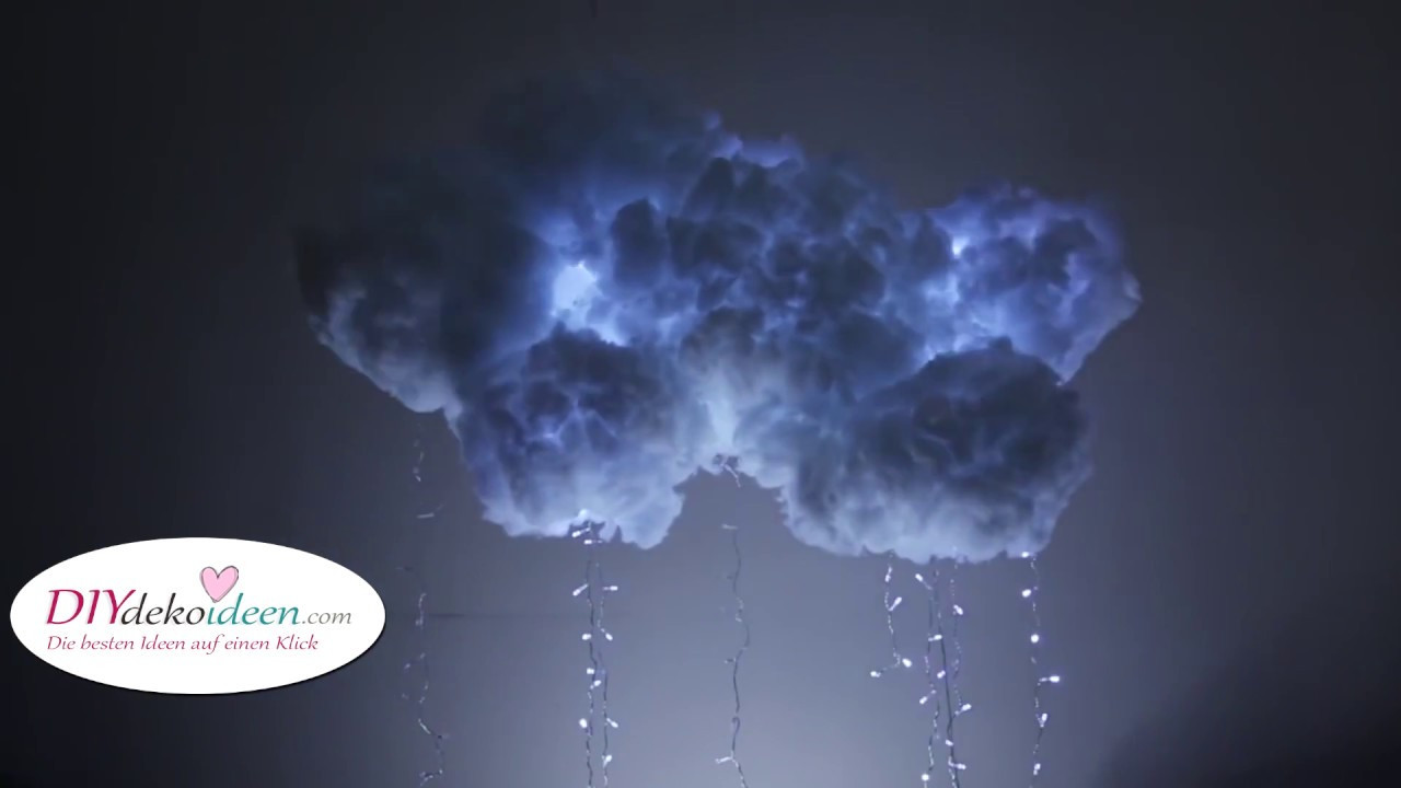 Wolkenlampe Diy
 DIY Wolkenlampe ☁ DIY Cloud Lamp ☁