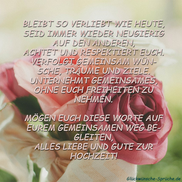 Worte Zur Hochzeit
 Glückwünsche zur Hochzeit für Hochzeitskarten