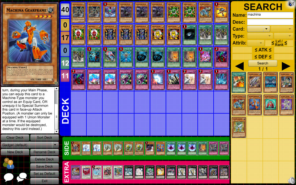 Yugioh Meta Decks
 [Deck] Go Go Gad Anti Meta Gear Yu Gi Oh Forum