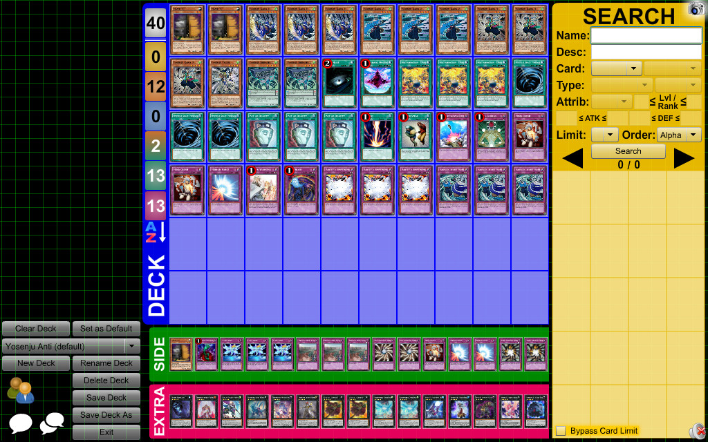 Yugioh Meta Decks
 Anti Meta Yosenju Pojo Forums