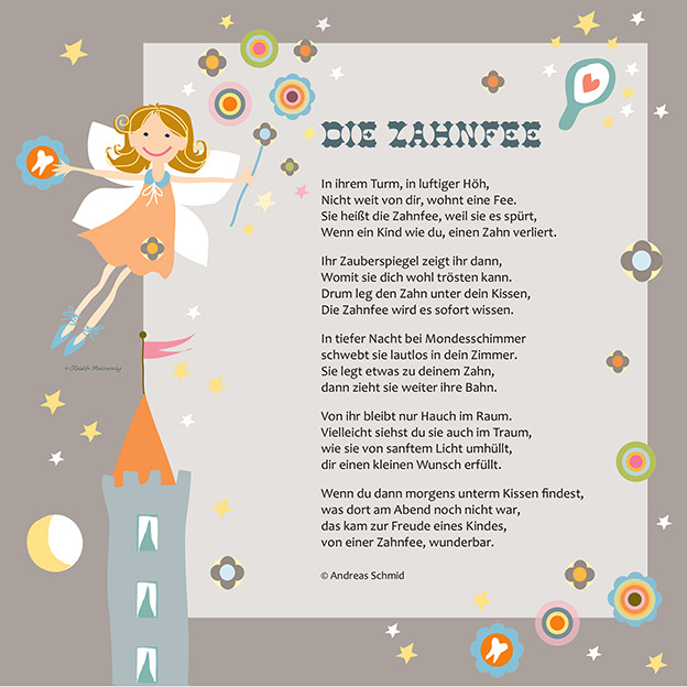 Zahnfee Geschenke
 Zahnfee Gedicht Inspirierend