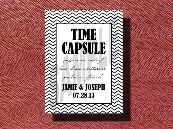 Zeitkapsel Hochzeit
 Einzigartige Hochzeit Zeitkapsel Gästebuch Time Capsule
