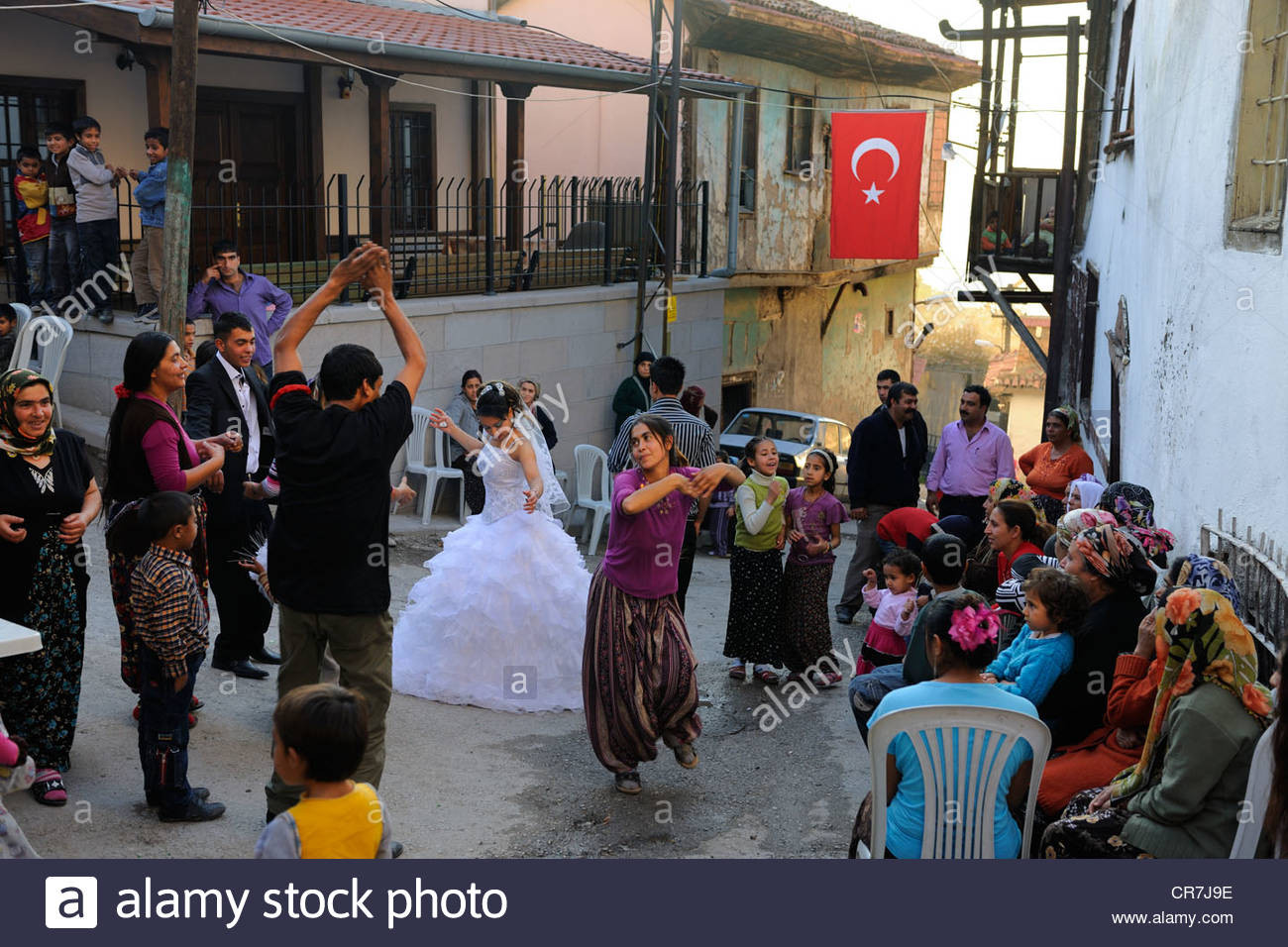 Zigeuner Hochzeit
 Zentral Anatolien Türkei Ankara Zitadelle in der