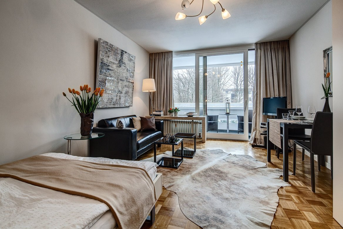 1 Zimmer Wohnung München
 1 Zimmer Wohnung möbliert Loggia