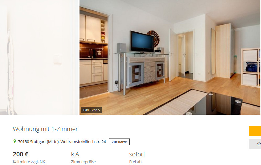 1 Zimmer Wohnung Stuttgart
 wohnungsbetrug annaceder838 web from