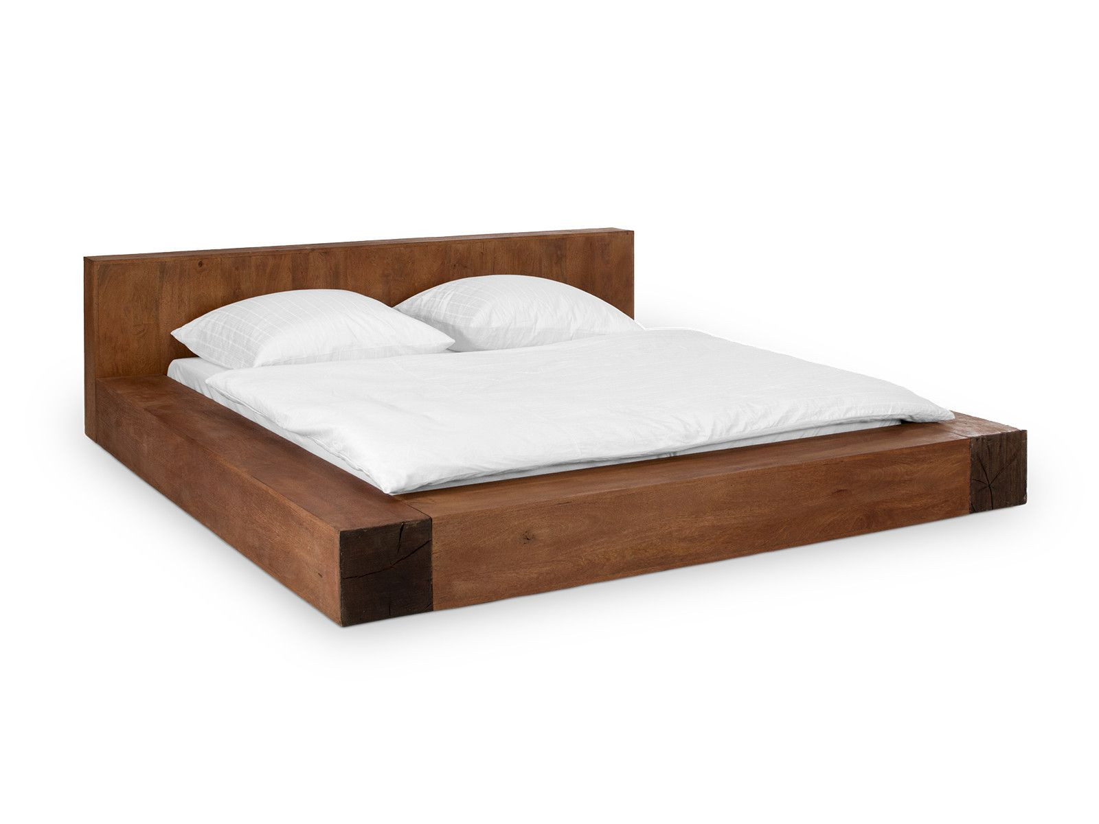 180x200 Bett
 Bett Creed 180x200 aus Mangoholz Rustic Holzbetten von