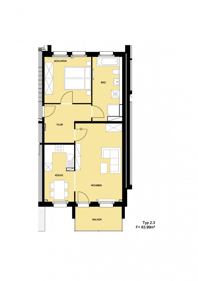 2 Raum Wohnung Dresden
 Grundrisse