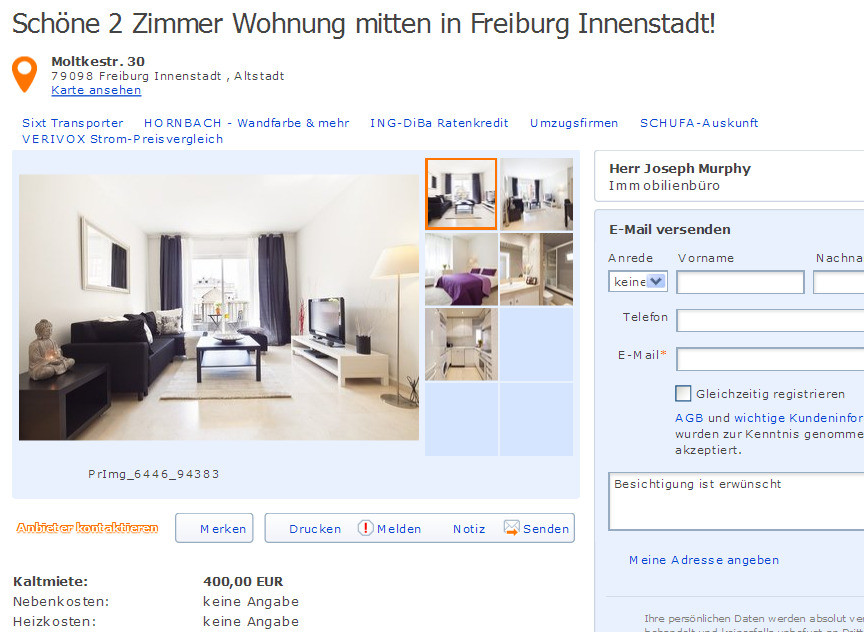 2 Zimmer Wohnung Freiburg
 Wohnung Miete 2 zimmer Scharnhorststrasse 6 7 Berlin