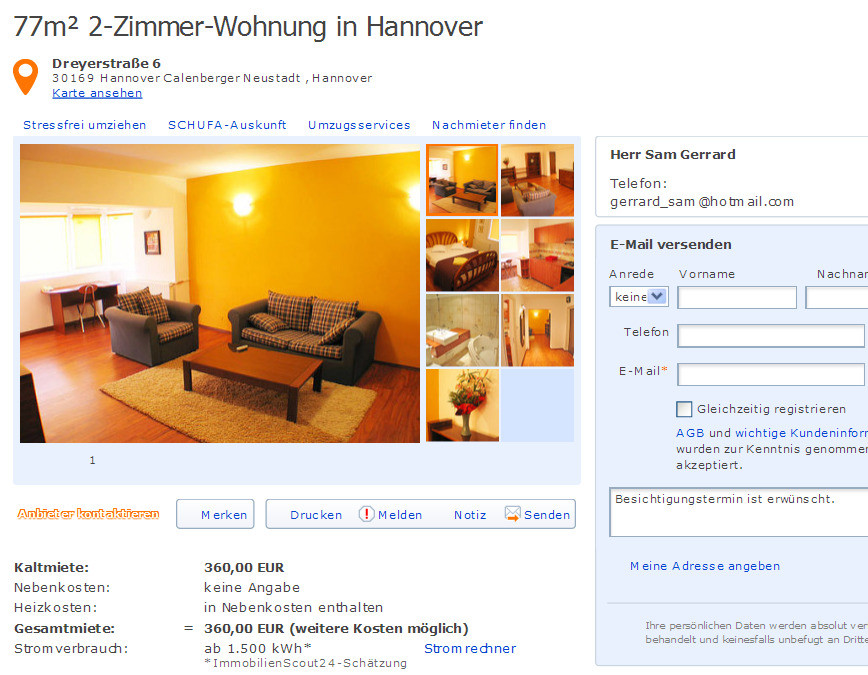 2 Zimmer Wohnung Hannover
 Architect Str Tuzla No 50 Bucharest Rumania