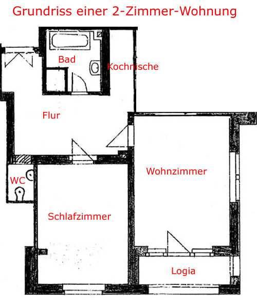 2 Zimmer Wohnung Köln
 2 Zimmer Wohnung mieten