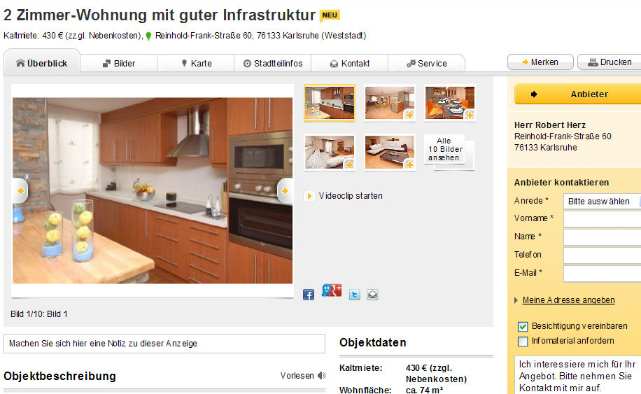 2 Zimmer Wohnung Neuwied
 wohnungsbetrug 2 Zimmer Wohnung mit guter