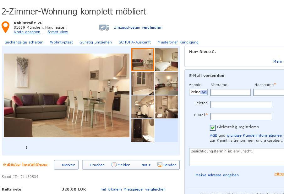 2 Zimmer Wohnung Neuwied
 wohnungsbetrug riecerhard54 outlook