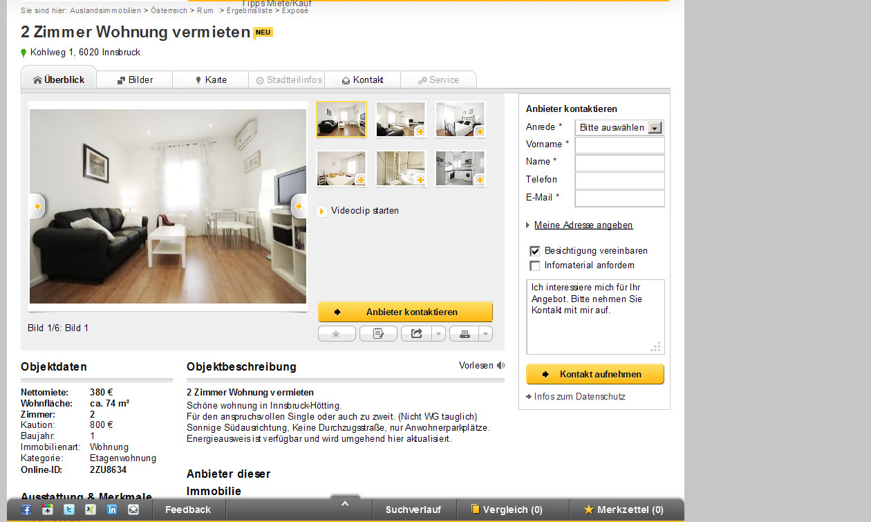 2 Zimmer Wohnung Neuwied
 wohnungsbetrug marcelgloeckner hotmail