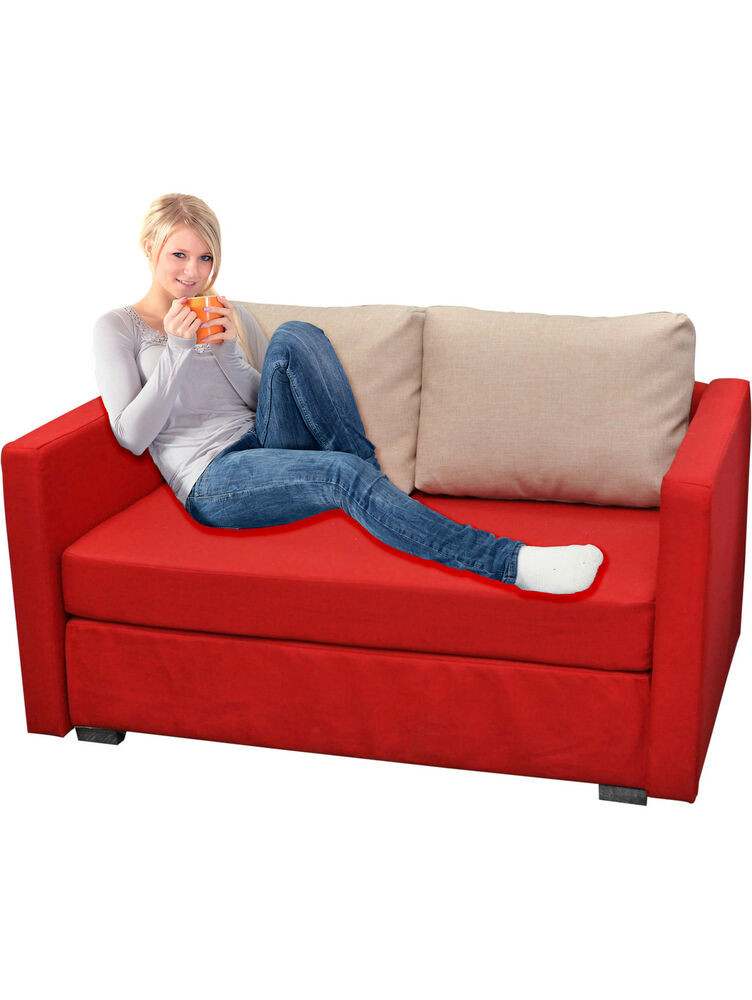 2er Schlafsofa
 VCM 2er Schlafsofa Sofabett Couch Sofa mit Schlaffunktion