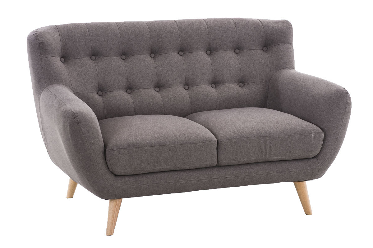 2er Sofa
 2er Sofa RIHANNA Stoff Couch Lounge Polstersofa 2 Sitzer