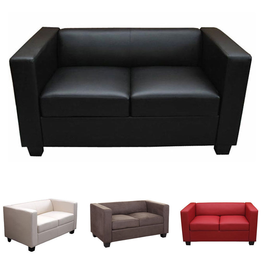 2er Sofa
 2er Sofa Loungesofa Couch Lille Kunstleder Leder