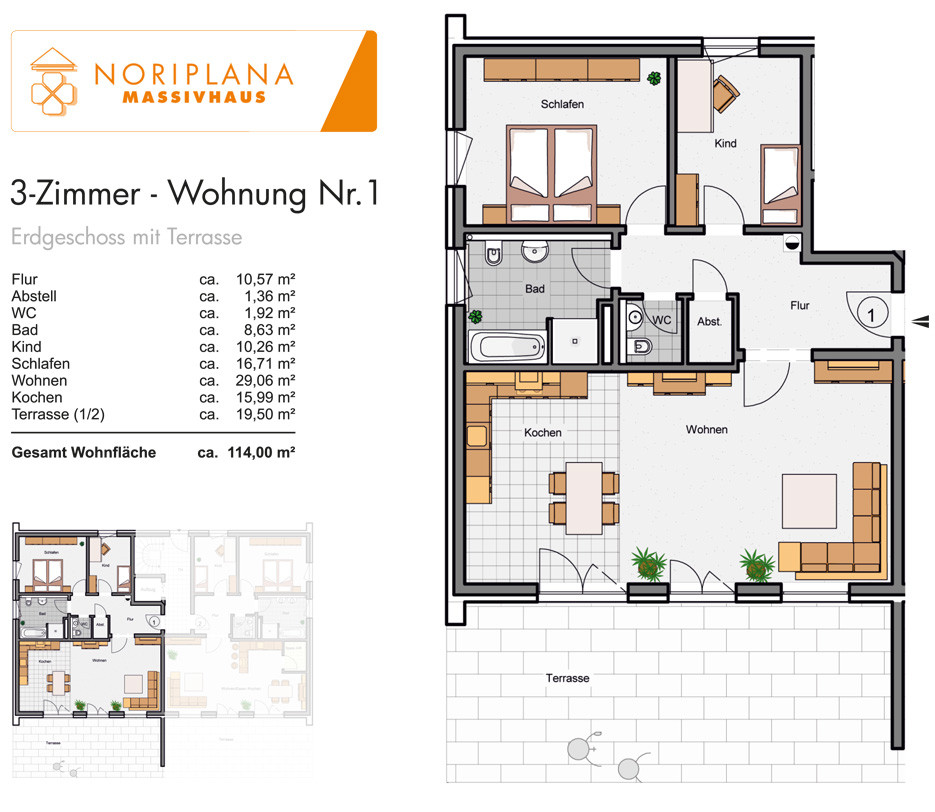 3 4 Zimmer Wohnung
 3 Zimmer Wohnungen