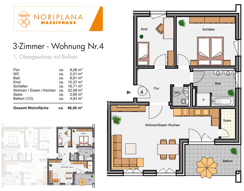 3 4 Zimmer Wohnung
 3 Zimmer Wohnungen