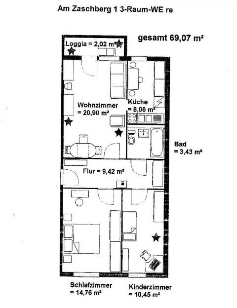 3 Raum Wohnung
 3 Raum Wohnung Mietwohnungen Greizer Gemeinnützige