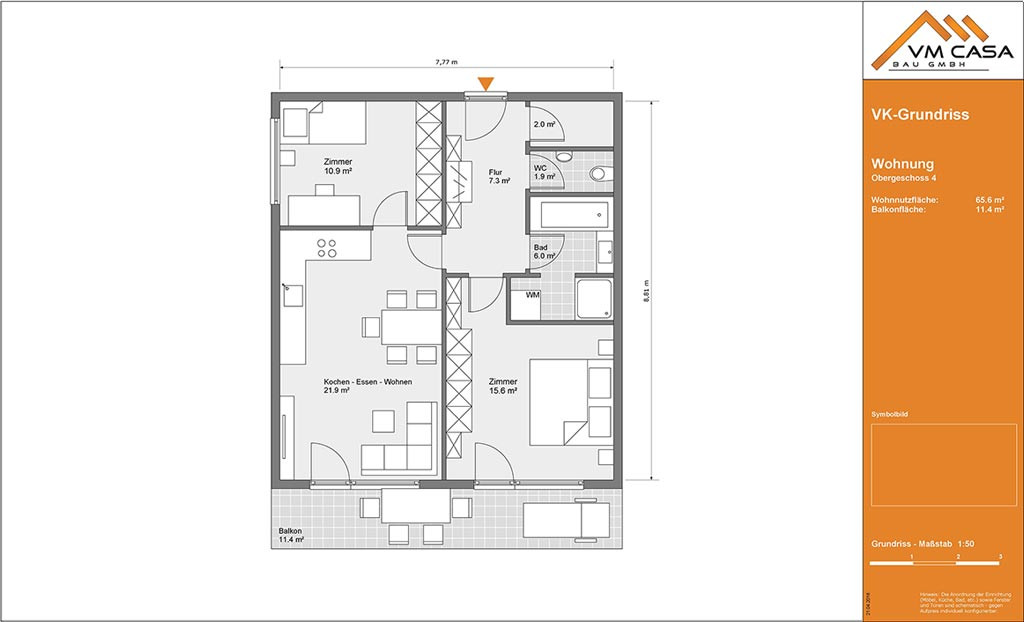 3 Zimmer Wohnung
 3 Zimmer Wohnung in Dornbirn Bahnhofsnähe zu verkaufen