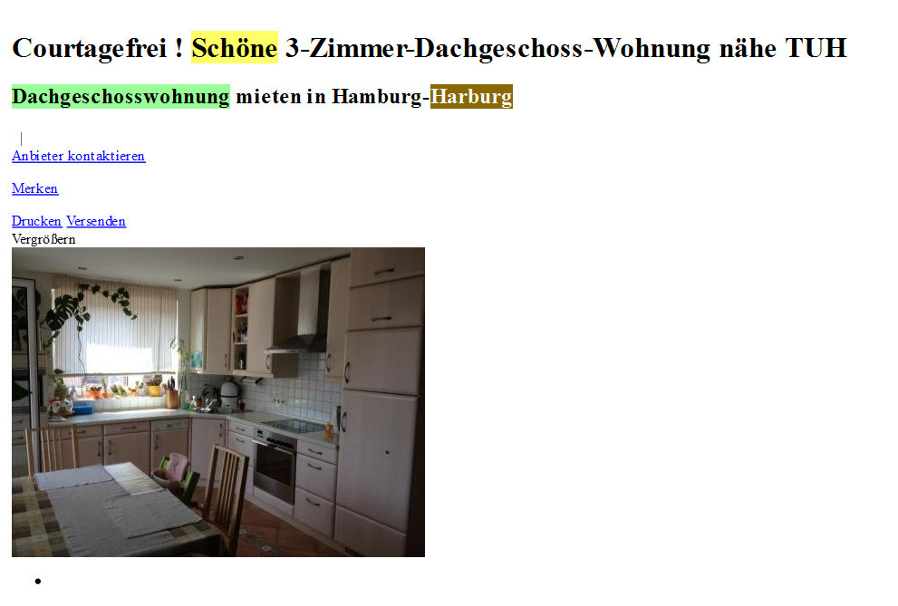 3 Zimmer Wohnung Hamburg
 wohnungsbetrug Schöne 3 Zimmer Dachgeschoss