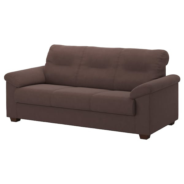 3er Sofa
 KNISLINGE 3er Sofa Samsta dunkelbraun IKEA