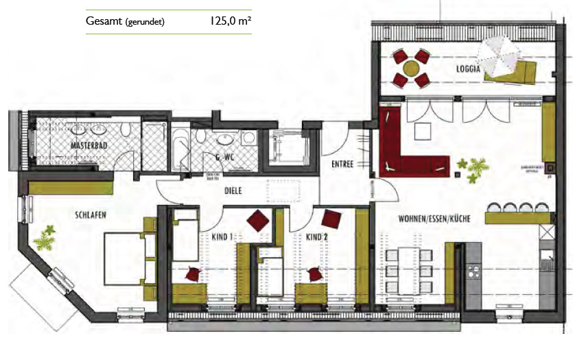 4 Raum Wohnung Leipzig
 Leipzig Möckern