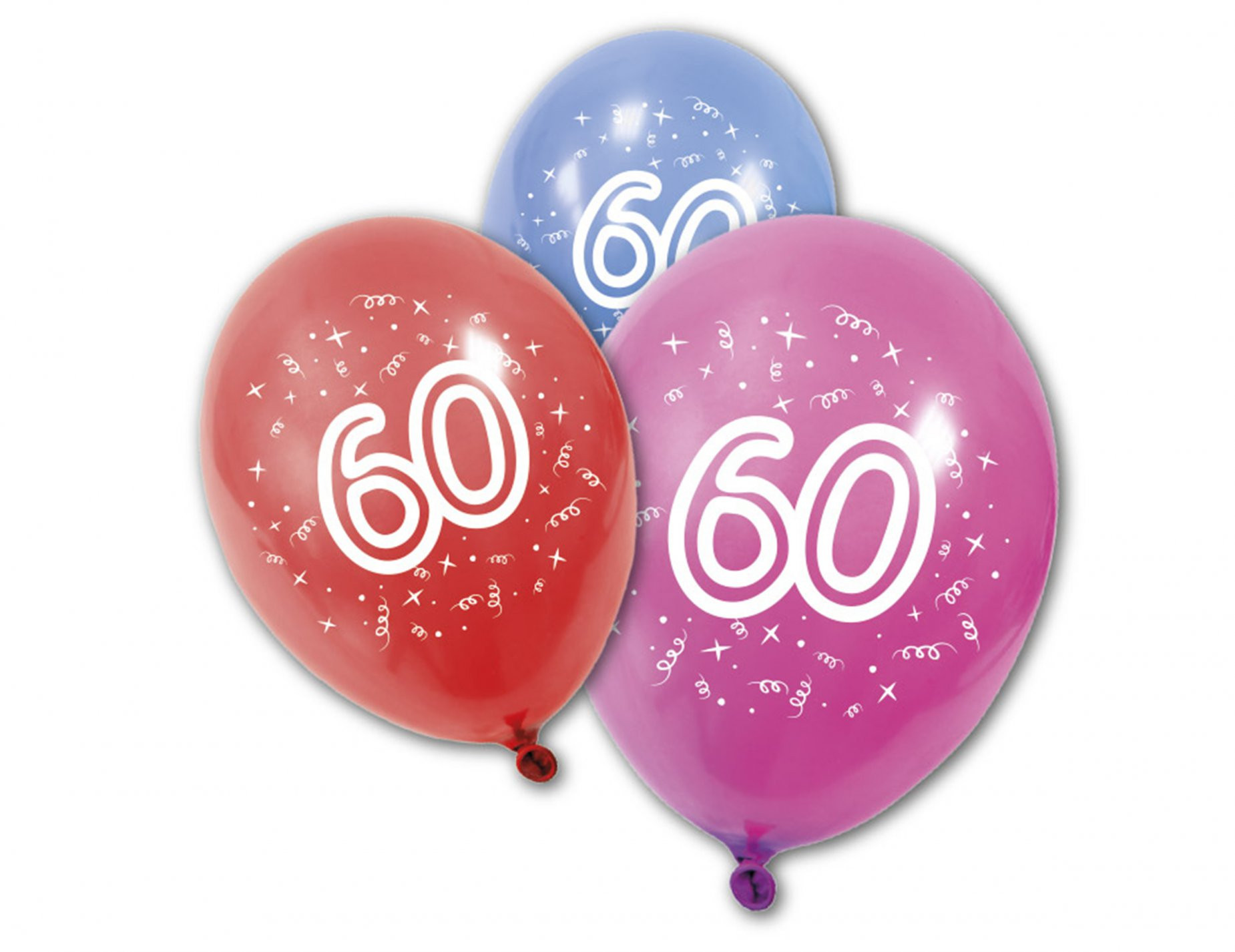 60 Jahre Hochzeit
 8 Luftballons 60 Jahre Partydeko und günstige