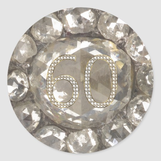 60 Jahre Hochzeit
 60 Jahrestags Diamant Hochzeit 60 Jahre Jubiläum Runder