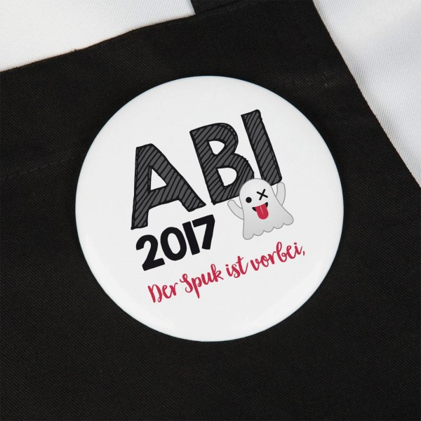 Abi Geschenke 2017
 Anstecker Button zum Abitur 2017 mit Gespenst der Spuk