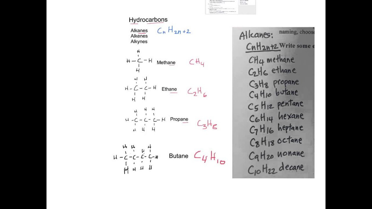 Alkane Alkene Alkine Tabelle
 Organic Chemistry alkanes alkenes alkynes