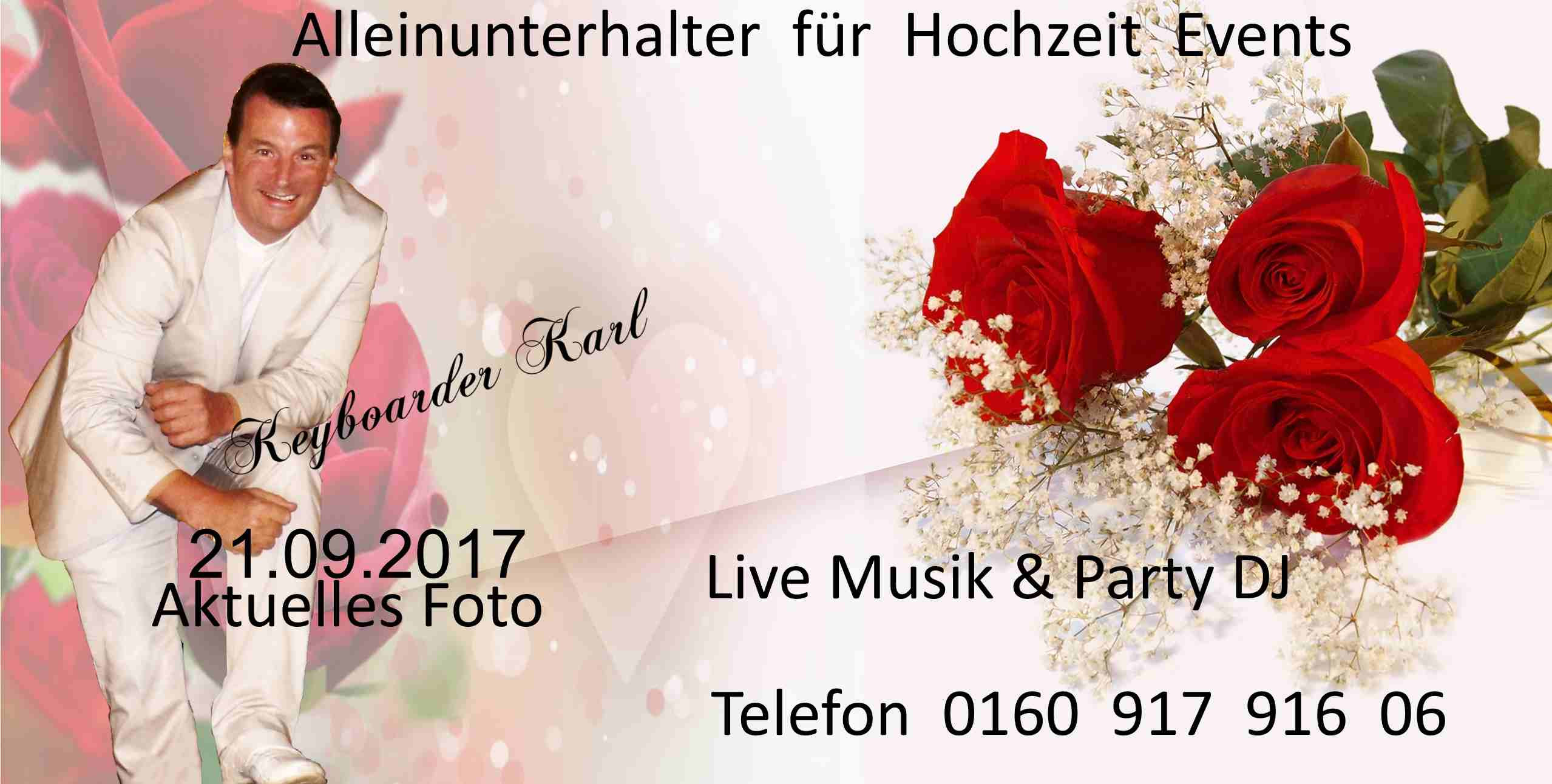 Alleinunterhalter Hochzeit
 Alleinunterhalter für Hochzeit in NRW Aachen Düren Köln