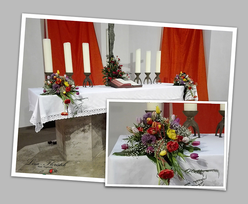 Altarschmuck Hochzeit
 Altarschmuck kirche hochzeit