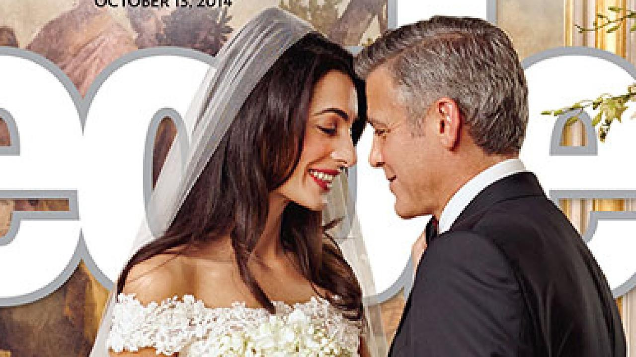Amal Clooney Hochzeit
 Erste Fotos der intimen Zeremonie Ein Ja Wort in weißer