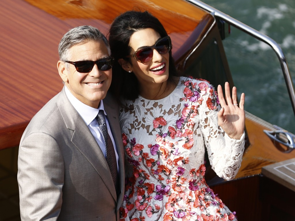 Amal Clooney Hochzeitskleid
 Amal Alamuddin George Clooney So schön ist ihr