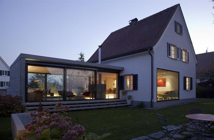 Anbau Haus
 Anbau Siedlungshaus modern houses Pinterest