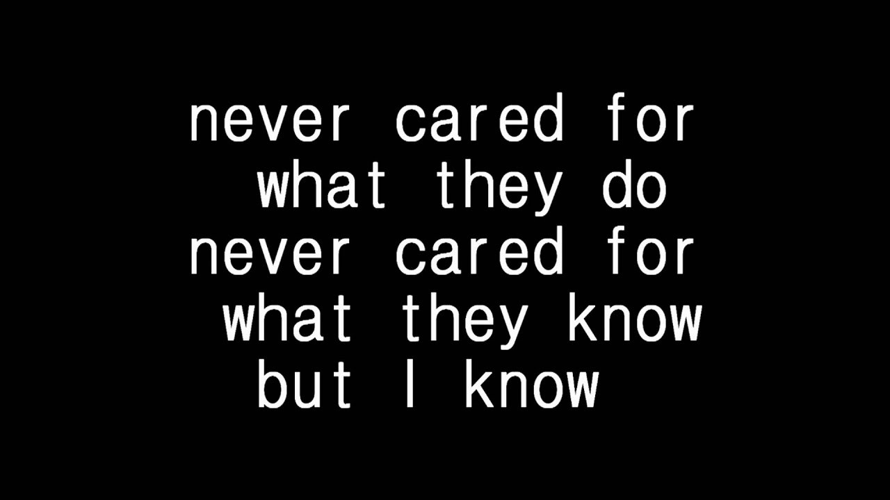 And Nothing Else Matters
 Metallica Nothing else matter lyrics