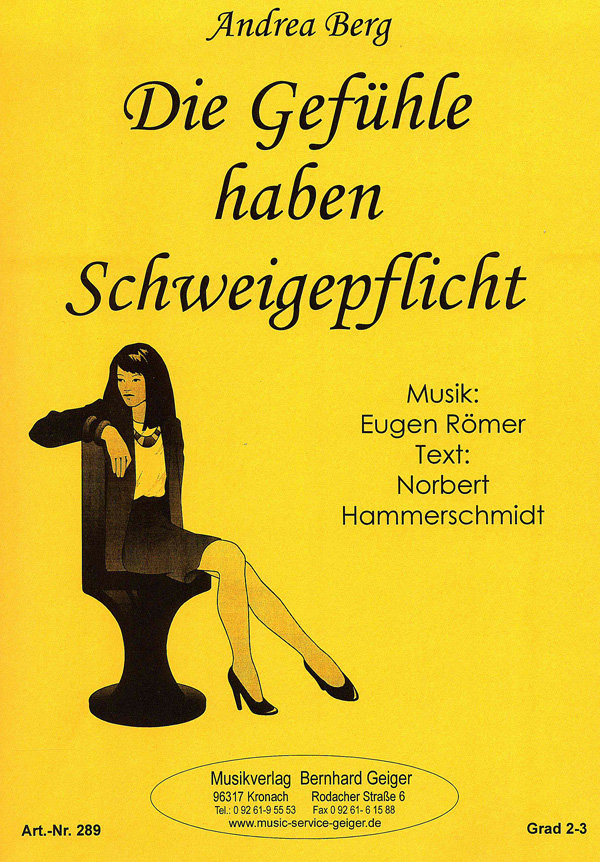 Andrea Berg Die Gefühle Haben Schweigepflicht
 Die Gefühle haben Schweigepflicht Andrea Berg