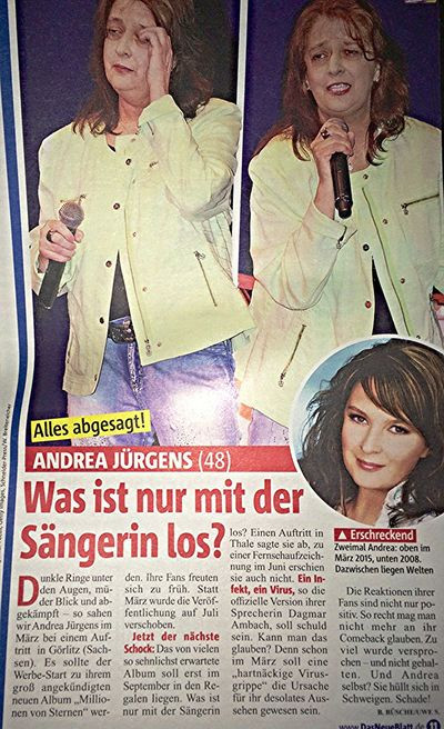 Andrea Jürgens Hochzeit Mit Ralf Stiller
 Andrea Jürgens FanPage Boulevard Presse